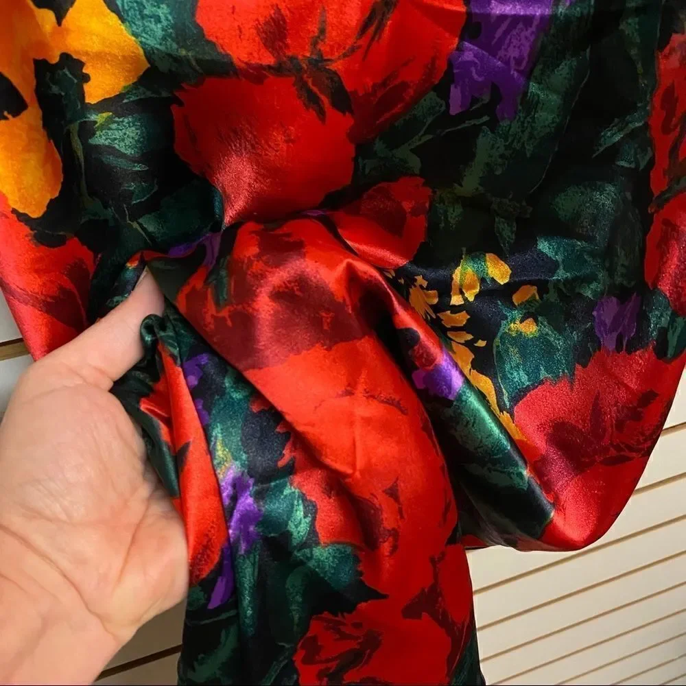 Victoria Secret Gold Label Floral Robe Set Medium